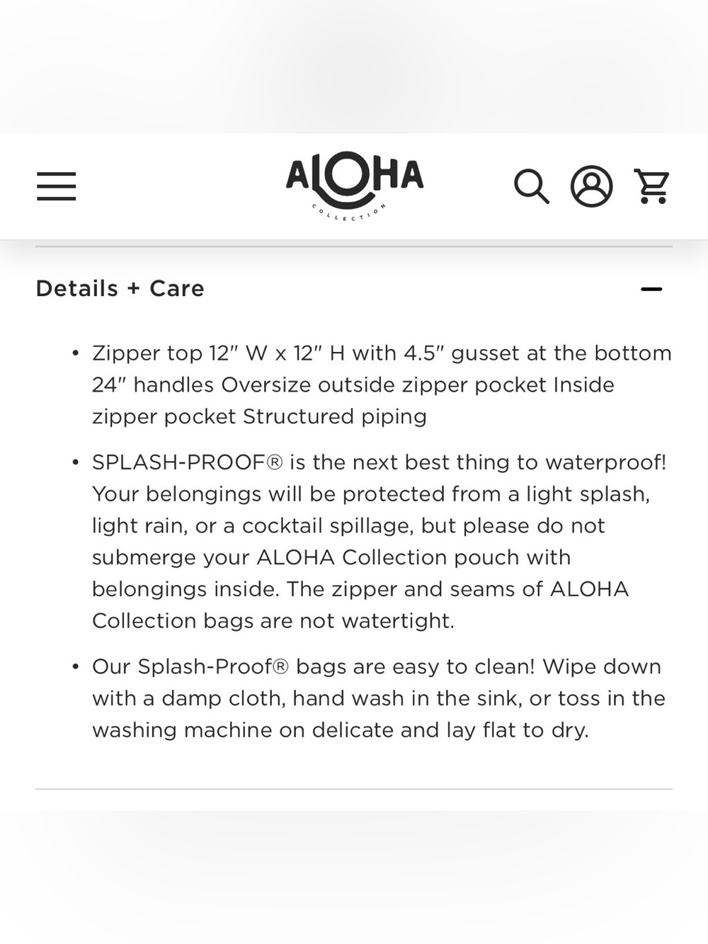 ALOHA Collection Backyard Go-To Tote bag - Picture 7 of 7